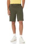 Amazon Essentials Men's Classic-Fit 9 Inch Chino Shorts, Olive, 34W