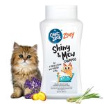 Captain Zack Zoey Cat & Kittens Shampoo for All Breeds | Shiny & Mew 200ml Sulphate Free | Soothes Itchy Skin, Natural Deodorizer, Natural Tick & Flea Repellent | Paraben Free, Vegan & Cruelty Free