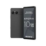 Sony Xperia 10 VII – 6.1" 19.5:9 OLED display with 120 Hz, 5,000 mAh battery, 16 mm ultra-wide-angle lens, 3.5 mm audio jack, Android 15, IP65/68, Dual SIM hybrid, Charcoal Black