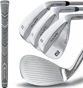 ALVO GOLF Premium Golf Wedges 52/56/60 Sets or Individual Wedges - 52 degree Gap Wedge, 56 degree Sand Wedge, 60 degree lob Wedge Golf Club - Pitching Wedge for Men Right Hand - Wedges Golf - Max spin