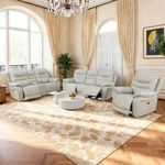 GEBADOL Power Recliner Sofa Set, Le