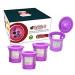 Reusable K Cups for Keurig 2.0 & 1.0 4PACK Coffee Makers. Universal Refillable KCups, Keurig Filter, Reusable kcup, k Cup k-Cups Reusable Filter by Delibru…