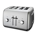 KitchenAid KMT4115CU 4-Slice Toaster, Contour Silver