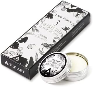 Tritart Detergente per pennelli per colori acrilici e acquerelli, 3 saponi per artisti e pennelli da pittura, 3 confezioni da 40 g di sapone vegano per pennelli per artisti
