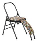 Aozora Backless Yoga Chair Prop - Flexibility and Strength Training Tool (Chair with Back Support)