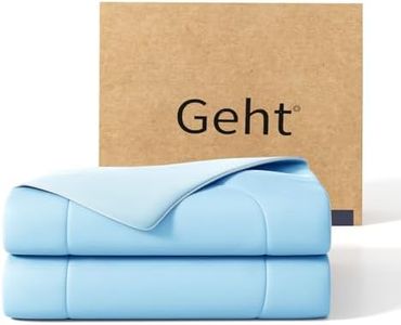 Gehtmnl Cooling Blanket for Hot Sleepers & Night Sweats – Cooling Comforter, Breathable Lightweight Double-Sided Summer Bedding, Breathable Soft All Season (Airy Blue, King(106"x90"))
