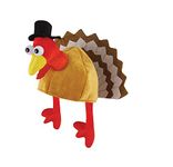 ADULT TURKEY HAT SECRET SANTA FANCY DRESS CHRISTMAS XMAS THANKSGIVING PARTY