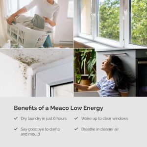 Meaco 12L Dehumidifier and Air Purifier – Compact Home Moisture Control