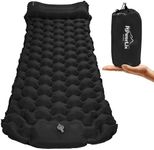 POWERLIX Camping Sleeping Pad, Ultralight Camping Mat with Pillow Built-in Foot Pump Inflatable Sleeping Pads for Camping Backpacking Hiking Traveling Tent