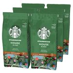 STARBUCKS House Blend, Medium Roast, Ground Coffee 200g (Pack of 6)