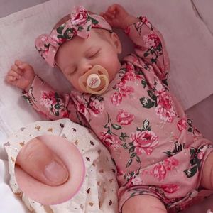 BABESIDE Lifelike Reborn Baby Dolls - Sleeping Realistic Newborn Soft Body Real Life Girl Dolls with Accessories Gifts for Kids Age 3 + & Collection, 20 inches