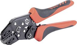 C.K Ratchet Crimping Pliers for Bootlace Ferrules 0.25-6mm², T3684, Multicolor
