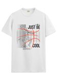 ADRO Men's Graphic Printed 100% Cotton T-Shirt - Regular Fit, Printed T-shirts for men|RN24-BCL-WH-5XL White