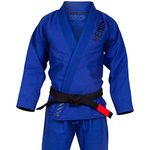 Venum Men's Power 2.0 BJJ Kimono, Blue, XL (Manufacturer size:A3.5)