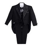 Dressy Daisy Baby Boys' Black Tuxed