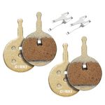 2 Pairs Sintered Metal Bicycle Disc Brake Pads for Avid BB5 Mechanical