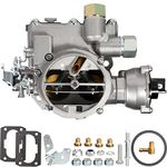 liriuda Mercruiser 3.0 Carburetor, Marine Carburetor For Mercruiser 2 Barrel Mercarb Carb 3.0L 4.3L 5.7L 2.5L 5.0 V8 350 Engine w/Electric Choke Jet Gasket & Short & Long Linkage, OEM #3310-864940A01