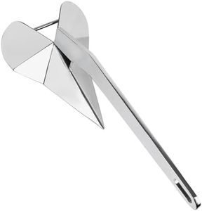 WTMORE Boat Anchor, Delta Boat Anchor, Havey Duty 316 Stainless Steel Delta-Style Boat Anchor 11lbs Wing Style Triangle Anchor