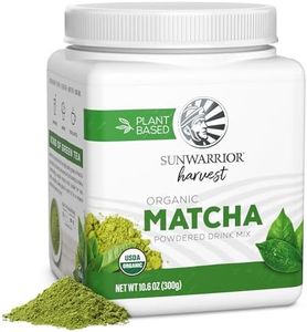 Matcha Green Tea Powder | Keto Gluten Free Matcha Powder Organic Tea Culinary Grade for Smoothies Baking Teas Lattes Vegan Sugar Free Dairy Free | Harvest Organic Matcha 337g 225 Servings | Sunwarrior
