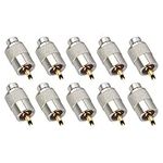 EEEKit PL259 Coax Connectors, 10PCS UHF Male Solder Connector Plug, PL259 Male Crimp Connector with UG-176 Reducer for RG8X Coaxial Cable