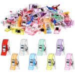 130 Pcs Sewing Clips for Fabric Clips, Quilting Clips for Crafting Clips, Plastic Clips for Sewing Crocheting Knitting Quilting, Embroidery Patchwork Clips Cross Stitch Sewing Machine Accessories