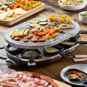 Cooks Professional Raclette Grill 1200W – Non-Stick Electric Tabletop