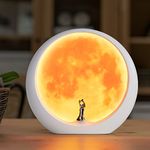 Moon Lamp for Living Room, Decoration Night Light, Anniversary Valentine Gifts for Him, Mr & Mrs Signs for Wedding Table Décor, Art Ornament Home Gift Xmas Gift