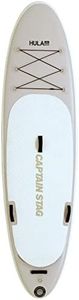 Captain Stag SUP Stand Up Paddle Board, Hula Board, CS Butter Notebook, Total Length 120.9 x 33.1 x Thickness 5.9 inches (304 x 84 x 15 cm), [Fin/Leash/Telescopic SUP Paddle, Hand Pump with Air
