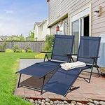 Relyblo Foldable Chaise Chair Set o