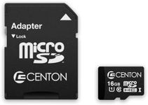 Centon Electronics Micro SD Card, Ultimate Memory Card for Phones, Tablets, Cameras, and More, 16GB