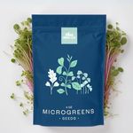 High-Germination Lentils Microgreens Seeds 4oz - Protein-Packed, Easy to Grow Sprouting Seeds for Nutritious Greens, Ideal for Salads, Sandwiches & Healthy Snacks, Non-GMO, Rich in Fiber & Vitamins