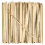 [100 Count] 10'' Bamboo Skewers for Shish Kabob, Grilling, Fruits, Appetizers, and Cocktails