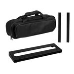 GOKKO Small Guitar Pedal Board 15.7 x 4.9 inches Pedalboard with Carrying Bag