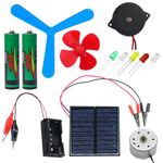 Electronic Spices 3D Room Model with Easy to Connect Light, Horn, Fan and Solar Energy kit - 7 Activities