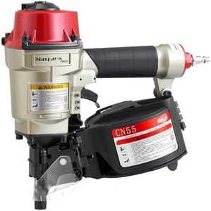 Maxparts Coil Nail Gun CN55, 1 Inch To 2-1/4-Inch Pneumatic Nail Gun, Air Coil Nailer with Rapid Shooting Engine for Pallet, Crating, Framing, Fencing