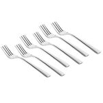 Vinod Stainless Steel Cutlery Set for Home and Kitchen (7.3 Inch Big Size Fork - Pack of 6)