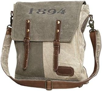 Myra Bags 1894 Upcycled Canvas Messenger Bag S-0861