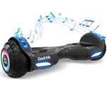 GeekMe Hoverboards 6.5 Inch Dual Motor Wheels, Self Balancing Hoverboards With LED Light, Smart Bluetooth, Self-balancing System, Suitable for Children and Adults, Gifts for Children