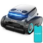 AIPER Scuba S1 Pro Cordless Pool Cleaner Robot, Horizontal Waterline Cleaning, Smart Navigation, 180-Min Battery Life, Ideal for In-Ground Pools up to 2,150 Sq.ft, Grey