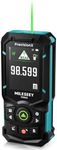 MiLESEEY S50 Green-Beam Laser Measure Distance with 120m Laser Measure Tool, Metric/Imperial, 2.4" IPS Backlit Display, P2P, 18 Modes, Side-laser Aglignment, for Indoor & Outdoor