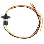 Mini Slip Ring 25 RPM 15A 3 Wires -6 V Multi-Channel Transmission Anti-Jamming for Wind Turbine Power Generator