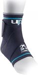 Ultimate Performance Advanced Ultimate Compression Ankle Support, Medium Up5170m, Navy Blue