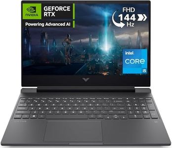 HP Victus 15-fa1005sl Notebook, Intel Core i5-12500H, RAM 16GB, 512GB SSD NVMe PCIe M.2, Display 15.6" FHD IPS 144Hz, Scheda Grafica Nvidia RTX 4050 da 6GB, Wi-Fi 6E, BLE 5.3, Windows 11 Plus, Grigio