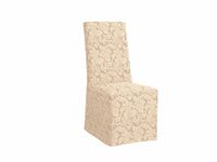 Sure Fit Scroll Box Cushion Full Dining Room Chair Cover, Champagne