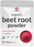 Organic Beet Root Powder, 3lbs – Raw Superfood Vegetable – Natural Nitric Oxide Supplement – Supports Pre Workout Energy, Heart, & Immune Health – Non-GMO, Vegan