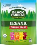 Black Forest Organic Gummy Bears Candy, 8 Ounce, Pack of 6, Assorted Flavors and Colors