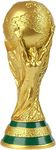 Arlent 10.6 Inch World Cup Trophy Replica 2022 World Cup Replica ABS Resin Collectibles Football Sports Trophy Gold Bedroom Office Desk Decoration Lightweight and exquisite