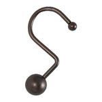 MAYTEX Shower Hooks, Stainless Steel, Oil Rubbed Bronze