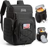 TOURIT 30L (42 Cans) Tactical Cooler Backpack – Military-Grade Insulated Back Pack with 16H Ice Retention, Leakproof Multi-Pocket Cooler Bag for Camping & Hiking, Featuring DIY Hook & Loop Panel