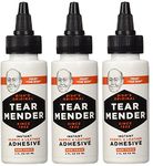 Tear Mender TG-2 Bishs NSaHUl Original Tear Mender Instant Fabric and Leather Adhesive, 2 oz (Pack of 3)